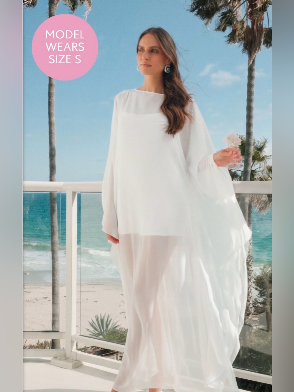 Show me your mumu Maxi Olsen dress white medium